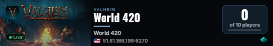 World 420 live status badge