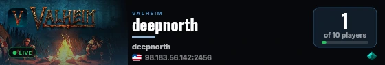deepnorth live status badge
