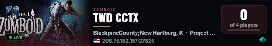 TWD CCTX live status badge