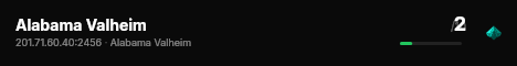 Alabama Valheim live status badge