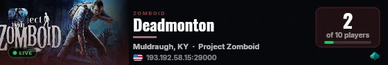 Deadmonton live status badge