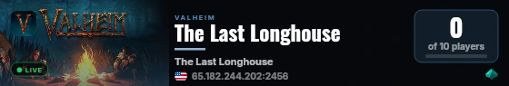 The Last Longhouse live status badge