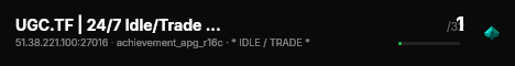 UGC.TF | 24/7 Idle/Trade #4 | RTD/BP live status badge