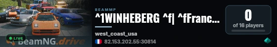 ^1WINHEBERG ^f| ^fFrance ^f| ^6East Coast USA ^f| ^7winheberg.fr | NO MODS live status badge
