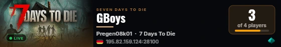 GBoys live status badge