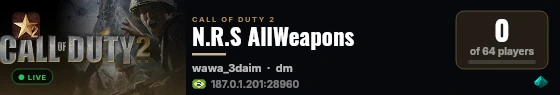 N.R.S AllWeapons live status badge