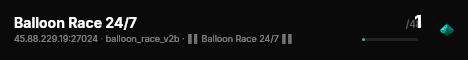 Balloon Race 24/7 live status badge