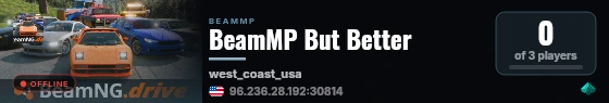BeamMP But Better live status badge