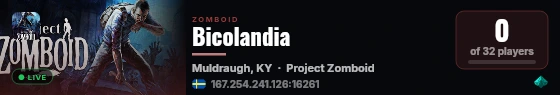 Bicolandia live status badge