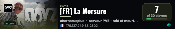[FR] La Morsure live status badge
