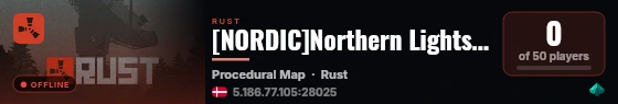 [NORDIC]Northern Lights Testing Server live status badge