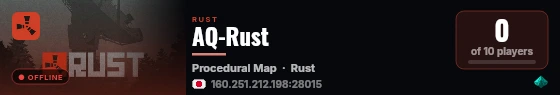AQ-Rust live status badge