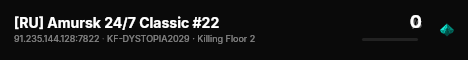 [RU] Amursk 24/7 Classic #22 live status badge
