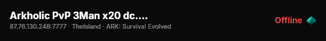 Arkholic PvP 3Man x20 dc.gg/arkholic - (v358.24) live status badge