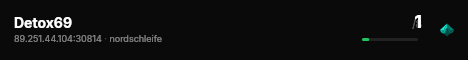 Detox69 live status badge