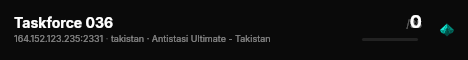 Taskforce 036 live status badge