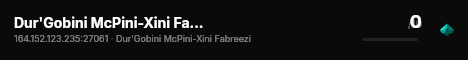 Dur'Gobini McPini-Xini Fabreezi live status badge