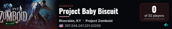 Project Baby Biscuit live status badge