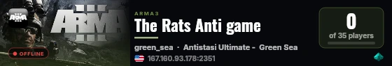 The Rats Anti game live status badge