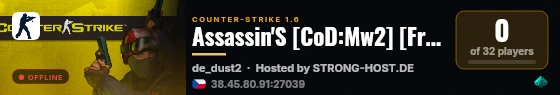 Assassin'S [CoD:Mw2] [Free Premium 23h-11h] live status badge