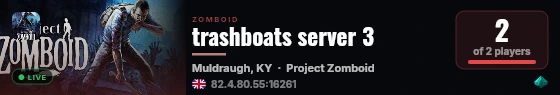 trashboats server 3 live status badge
