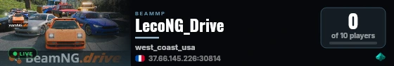 LecoNG_Drive live status badge