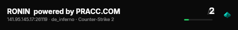 RONIN  powered by PRACC.COM live status badge