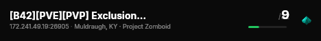 [B42][PVE][PVP] Exclusion Zone Season 3 live status badge