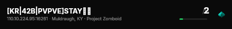 [KR|42B|PVPVE]STAY서버 live status badge