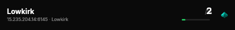 Lowkirk live status badge