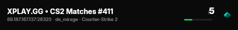 XPLAY.GG • CS2 Matches #411 live status badge