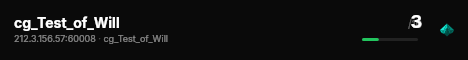 cg_Test_of_Will live status badge