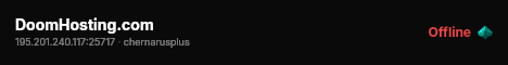 DoomHosting.com live status badge