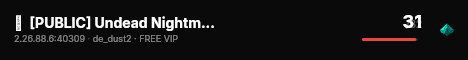 █  [PUBLIC] Undead Nightmares  █ live status badge