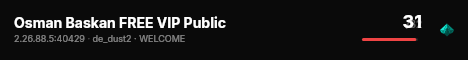 Osman Baskan FREE VIP Public live status badge