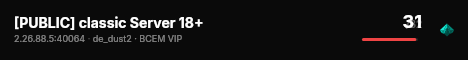 [PUBLIC] classic Server 18+ live status badge