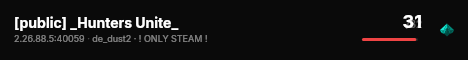 [public] _Hunters Unite_ live status badge