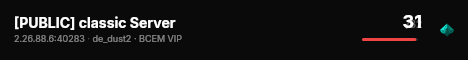 [PUBLIC] classic Server live status badge