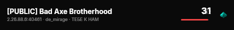 [PUBLIC] Bad Axe Brotherhood live status badge