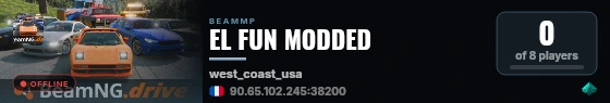 EL FUN MODDED live status badge