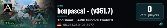 benpascal - (v361.7) live status badge