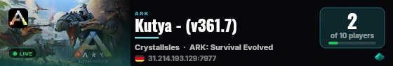 Kutya - (v361.7) live status badge