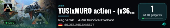 YUSIxMURO action - (v361.7) live status badge