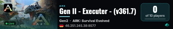 Gen II - Executer - (v361.7) live status badge