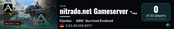 nitrado.net Gameserver - (v358.24) live status badge