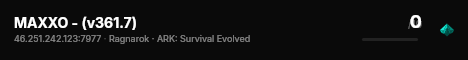 MAXXO - (v361.7) live status badge
