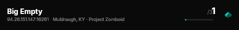 Big Empty live status badge