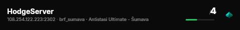 HodgeServer live status badge