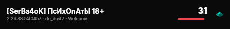[SerBa4oK] ПсИхОпАтЫ 18+ live status badge