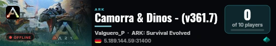 Camorra & Dinos - (v361.7) live status badge